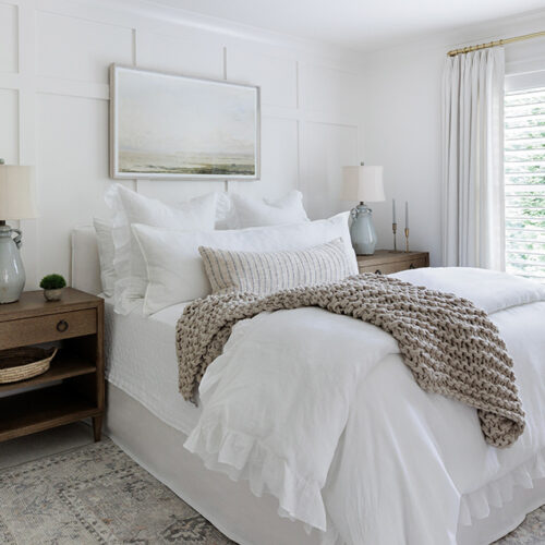 Cristi Holcombe Interiors custom bedroom interior design project