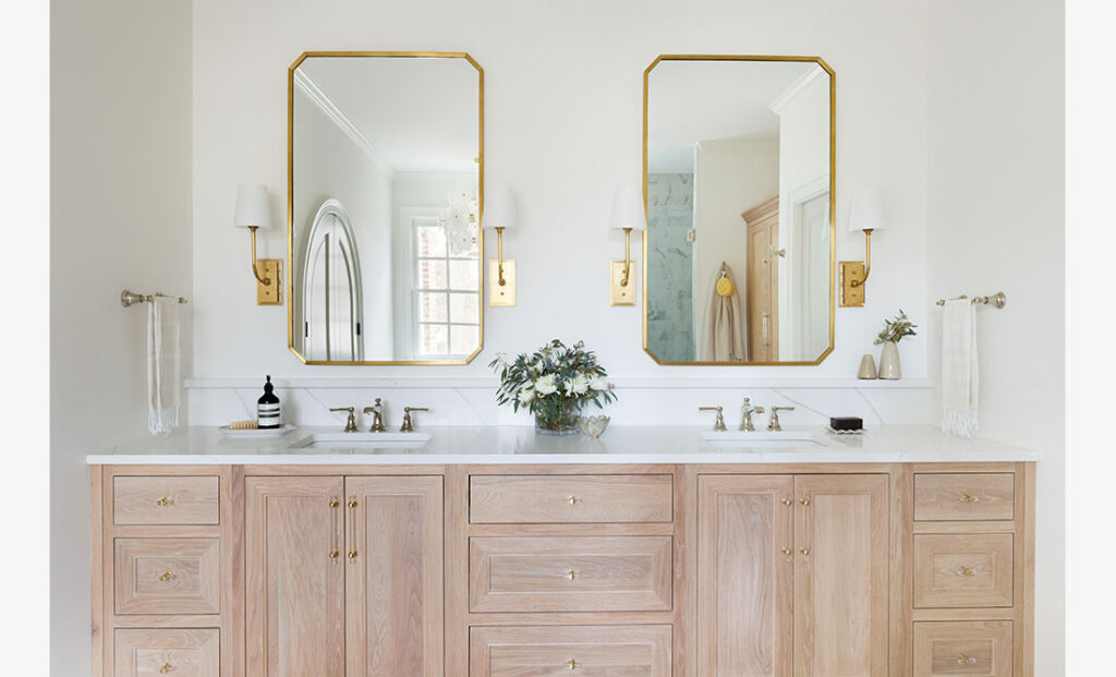 Cristi Holcombe Interiors custom bathroom interior design project