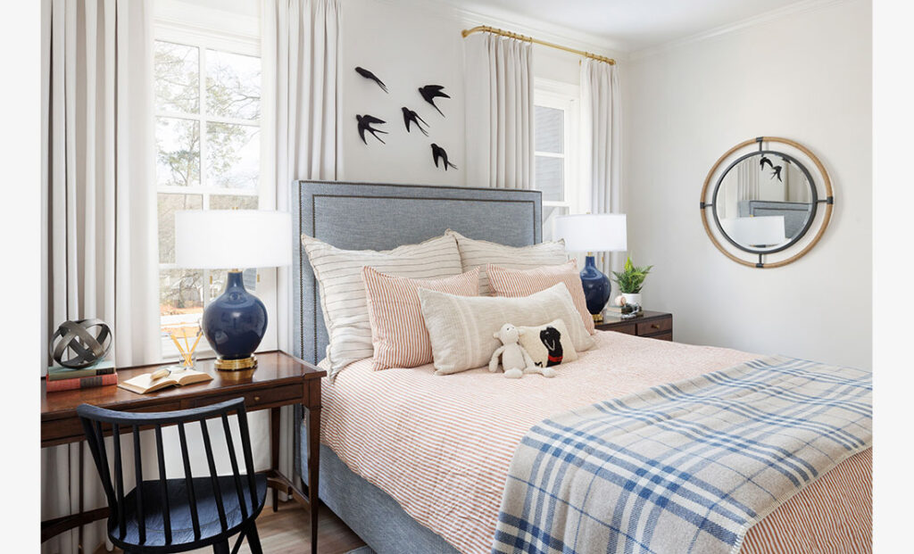 Cristi Holcombe Interiors custom bedroom interior design project