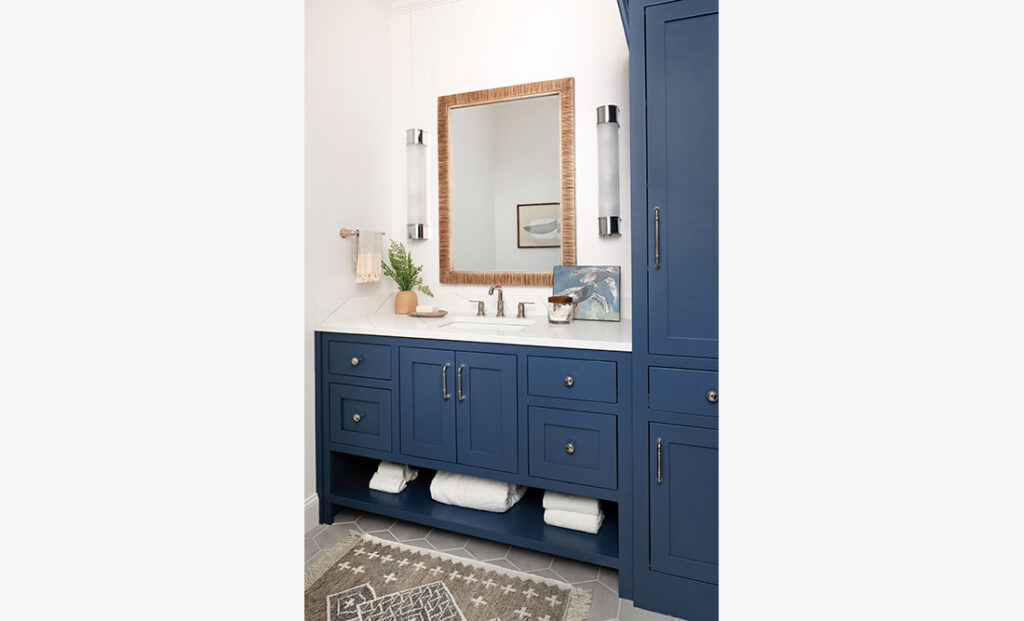 Cristi Holcombe Interiors custom bathroom interior design project