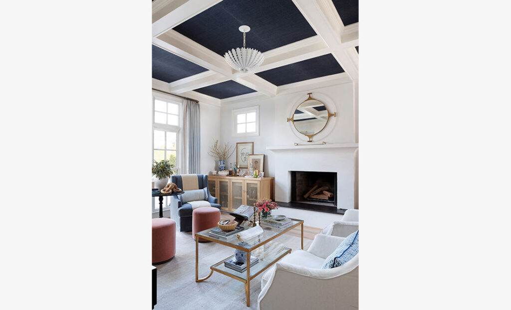 Cristi Holcombe Interiors custom living room interior design project