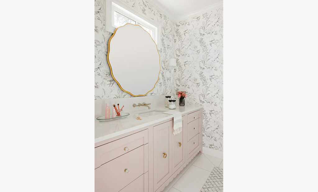 Cristi Holcombe Interiors custom bathroom interior design project