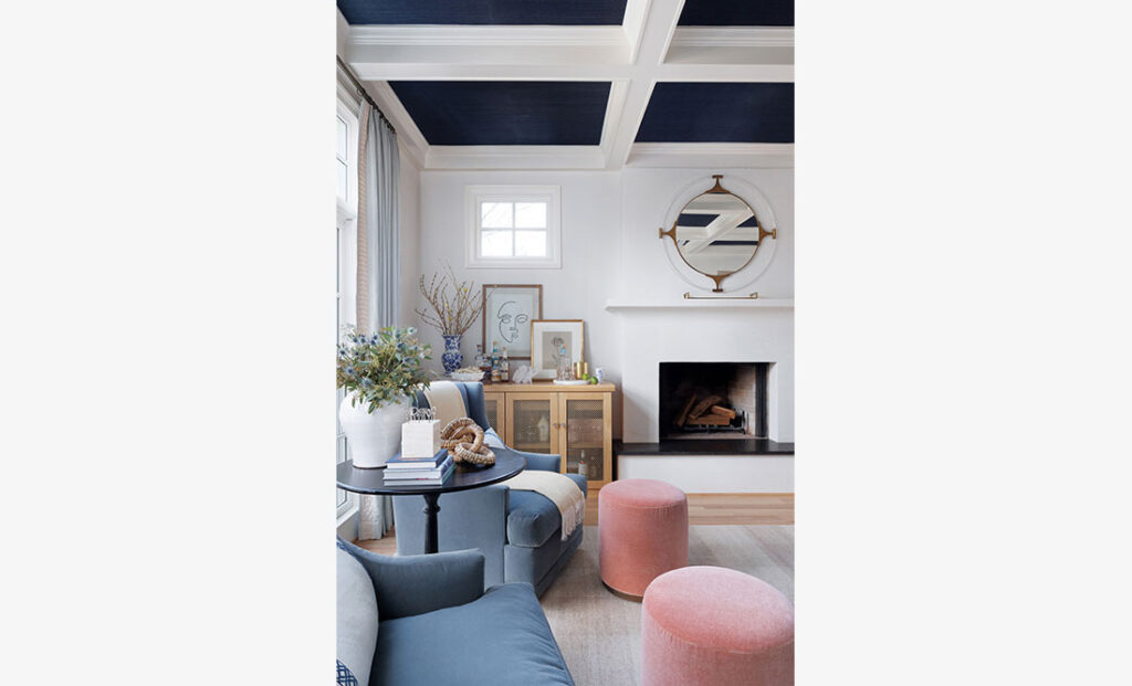 Cristi Holcombe Interiors custom living room interior design project