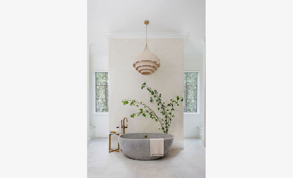 Cristi Holcombe Interiors custom bathroom interior design project