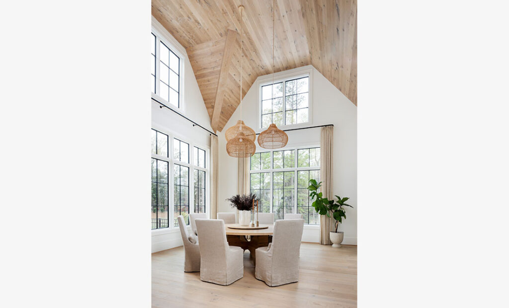 Cristi Holcombe Interiors custom dining room interior design project