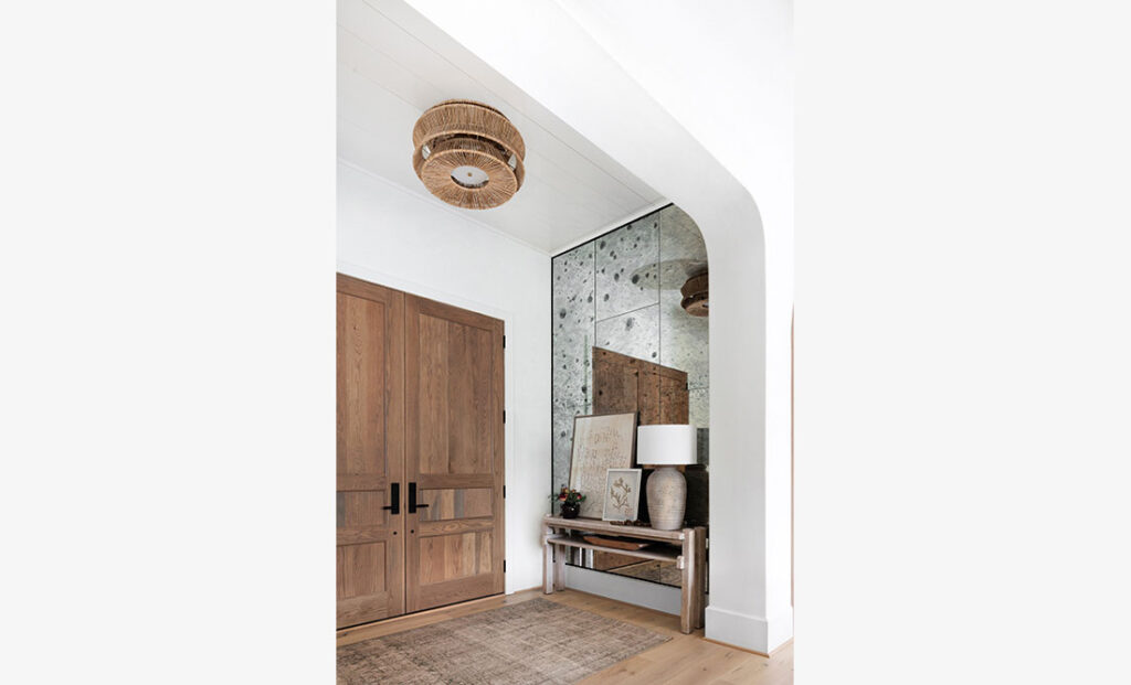 Cristi Holcombe Interiors custom foyer interior design project