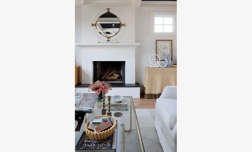 The Ashford 2 features a custom interior design living room from Cristi Holcombe Interiors in Alpharetta, GA