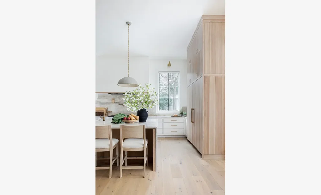 The Riverwood features a custom interior design kitchen from Cristi Holcombe Interiors in Alpharetta, GA