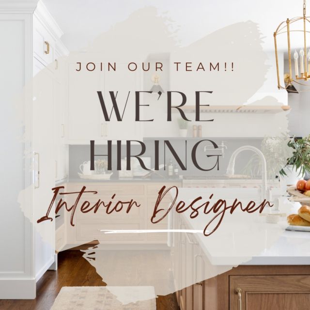 We are on the hunt! Our design firm is looking for a skilled INTERIOR DESIGNER to work at our Alpharetta office. 

Candidates must be good at multitasking, organized, energetic, eager to learn, cheerful, and also be comfortable in a fast-paced environment.

Please send resume, references and portfolio to hello@cristiholcombe.com.

RESPONSIBILITIES
· Independently create full design concepts for projects based on Creative Director’s design vision.
· Read architectural plans and produce scaled sketches, technical drawings, and space plans.
· Source materials and finishes based upon new construction and/or remodeling specifications.
· Prepare for client presentations by creating design boards, floorplans, drawings, and elevations.
· Research new products and materials.
· Lead site meetings and be a professional representative of the company.
· Attention to detail and problem solving skills are absolutely necessary for this position.
· Self-motivation is key and candidates must be able to develop and manage multiple internal and external project schedules.

Skills and Qualifications
· Degree in interior design, design school or equivalent experience.
· 3-5 years of residential design experience.
· MUST have a strong proficiency in AutoCAD with samples showcasing ability in space planning, as well as millwork/cabinetry design.
· MUST be able to communicate well (both verbally and written) with clients and various trade partners – product reps, architects, contractors, etc. and must ALWAYS have a positive attitude when doing so. We have worked very hard to cultivate our relationships, and we value them greatly.
· High level of organizational skills.
· Experience with quotes, proposals, budgets, purchasing process.
· Other necessary skills: SketchUp, Google Suite – Slides, Sheets & Docs, and MS – Excel, PowerPoint, Photoshop and Word. Quickbooks is a plus.
· Proficiency at navigating showrooms and obtaining pricing. Must also have knowledge of trade resources and vendors.

📸: @catmaxphoto