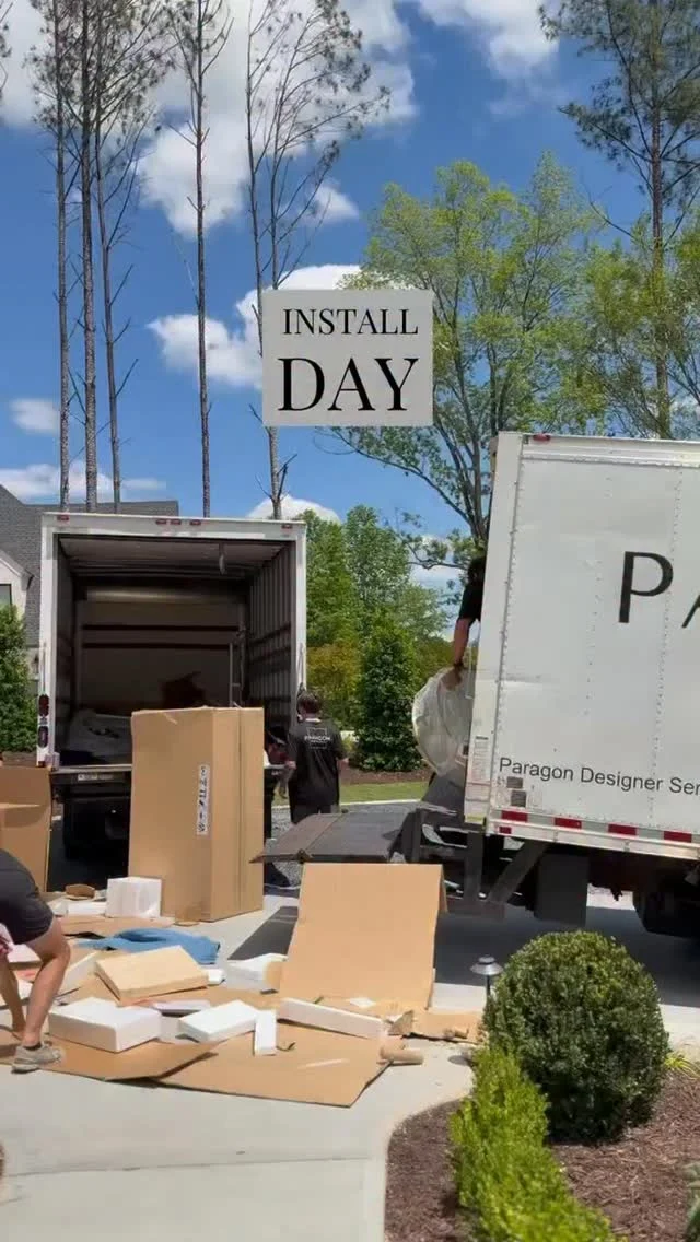 A little more from install #1 while we catch our breath from a two week marathon of installs. 🤍

We don’t have final photos from project #2 just yet, but we’re hoping to start sharing more behind-the-scenes and install moments early next week. It’s been a busy few weeks filled with long days, moving trucks, styling, problem solving, and watching these homes finally come to life… and we couldn’t be more grateful for our team.

Needless to say, we’re all looking forward to a slower weekend and a little recharge before doing it all again next week. ✨